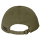 aerial view a olive green dri duck 3230 moorland waxed canvas cap charcoal, image 2 of 3