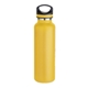 aerial view a yellow 20 oz basecamp tundra bottle with screw top lid, image 1 of 9