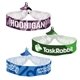 a group of 3/4 dye - sublimated fold over elastic hair tie wristband