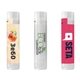 a group of natural lip moisturizer in clear tube