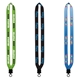 a group of 3/4 dye - sublimated lanyard with plastic clamshell plastic o - ring