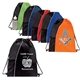 a group of highlight promo drawstring backpack