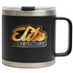 aerial view a black 15 oz ranch tumbler with handle, image 1 of 5