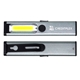 a silver renew slender rechargeable cob light