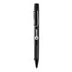 a black lamy safari black plastic ballpoint pen w / ergonomic grip