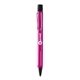 a pink lamy safari pink plastic ballpoint pen w / ergonomic grip