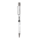 a white lamy safari white plastic ballpoint pen w / ergonomic grip