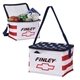 a red/white/blue classic stars stripes 6 pack cooler