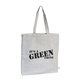 a steel gray orangebag steel grey 100 recycled heavy cotton canvas / poly tote bag, strap handles