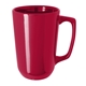 a red good value(tm) square handle mug - 14 oz