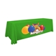 a shamrock-pms 361 8 serged open - back polyester standard table throw