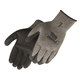 a gray/black gray shell black textured latex palm coated gloves