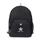 aerial view a medium grey repeat recycled poly backpack, image 1 of 9
