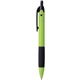 aerial view a lime green sasta(tm) ballpoint pen w blue ink, image 1 of 3