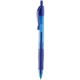 aerial view a translucent blue katana pen, image 1 of 2