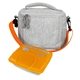 aerial view a orange adventure cooler lunch to go, image 1 of 2