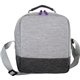 aerial view a purple bay emblem handy cooler bag, image 1 of 2