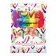 a white pride digibags with triple layer hearts