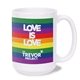 a white pride 15 oz full color mug