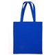a blue 15x16 calico cotton tote bag 140gsm