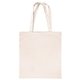 aerial view a natural 15x16 calico cotton tote bag 140gsm, image 1 of 2