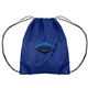 aerial view a blue everyday drawstring bag, image 1 of 2