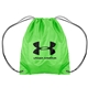 aerial view a lime green everyday drawstring bag, image 1 of 2