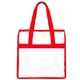 aerial view a red the wrigley stadium tote, image 1 of 2