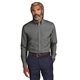 aerial view a deep black brooks brothers(r) wrinkle - free stretch pinpoint shirt, image 1 of 5