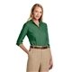 aerial view a club green brooks brothers(r) womens wrinkle - free stretch nailhead shirt, image 1 of 5