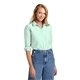 aerial view a soft mint brooks brothers(r) womens casual oxford cloth shirt, image 1 of 5
