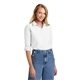 aerial view a white brooks brothers(r) womens casual oxford cloth shirt, image 1 of 5
