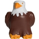aerial view a brown/white eagle stress reliever, image 1 of 7