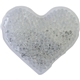 a clear heart gel beads hot / cold pack