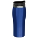 aerial view a blue 15 oz stainless steel sydney tumbler, image 1 of 2