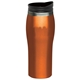 aerial view a orange 15 oz stainless steel sydney tumbler, image 1 of 2