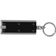 a black rectangular led keychain