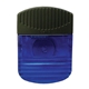 a translucent. blue rectangle magnet clip