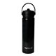 aerial view a black hurley(r) oasis 20 oz vacuum insulated water bottle, image 1 of 5