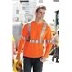 a group of cornerstone(r) ansi 107 class 2 long sleeve safety t - shirt