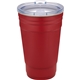 aerial view a red 20 oz urban peak(r) party cup, image 1 of 2