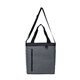 aerial view a grey bayfield 24- can cooler bag, image 1 of 7