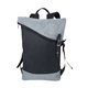 aerial view a black greeley rpet laptop backpack, image 1 of 6