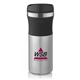 aerial view a silver malmo 16 oz stainless steel travel tumbler with multiple color choices, image 1 of 2