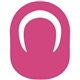 a hot pink 226 circle popup visor
