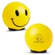 a group of classic smiley face stress ball