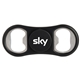 aerial view a black spinner with silver bottle openers spinner bottle opener, image 1 of 2