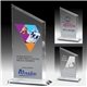 a group of slim line acrylic billboard award
