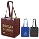 a group of 10w x 11h x 7 gusset - 6 bottle wine tote bag