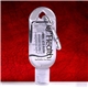 a group of 1.0 oz hand sanitizer antibacterial gel in flip - top bottle with carabiner